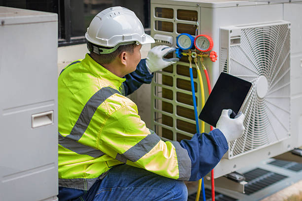 Professional Air Conditioning Repair technician working in Madison, NJ